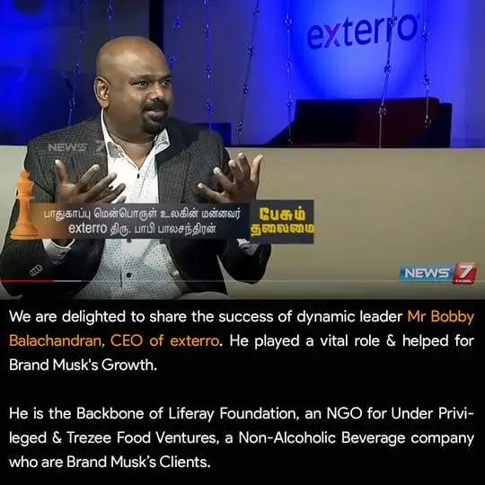 Mr Bobby Balachandran, CEO of exterro